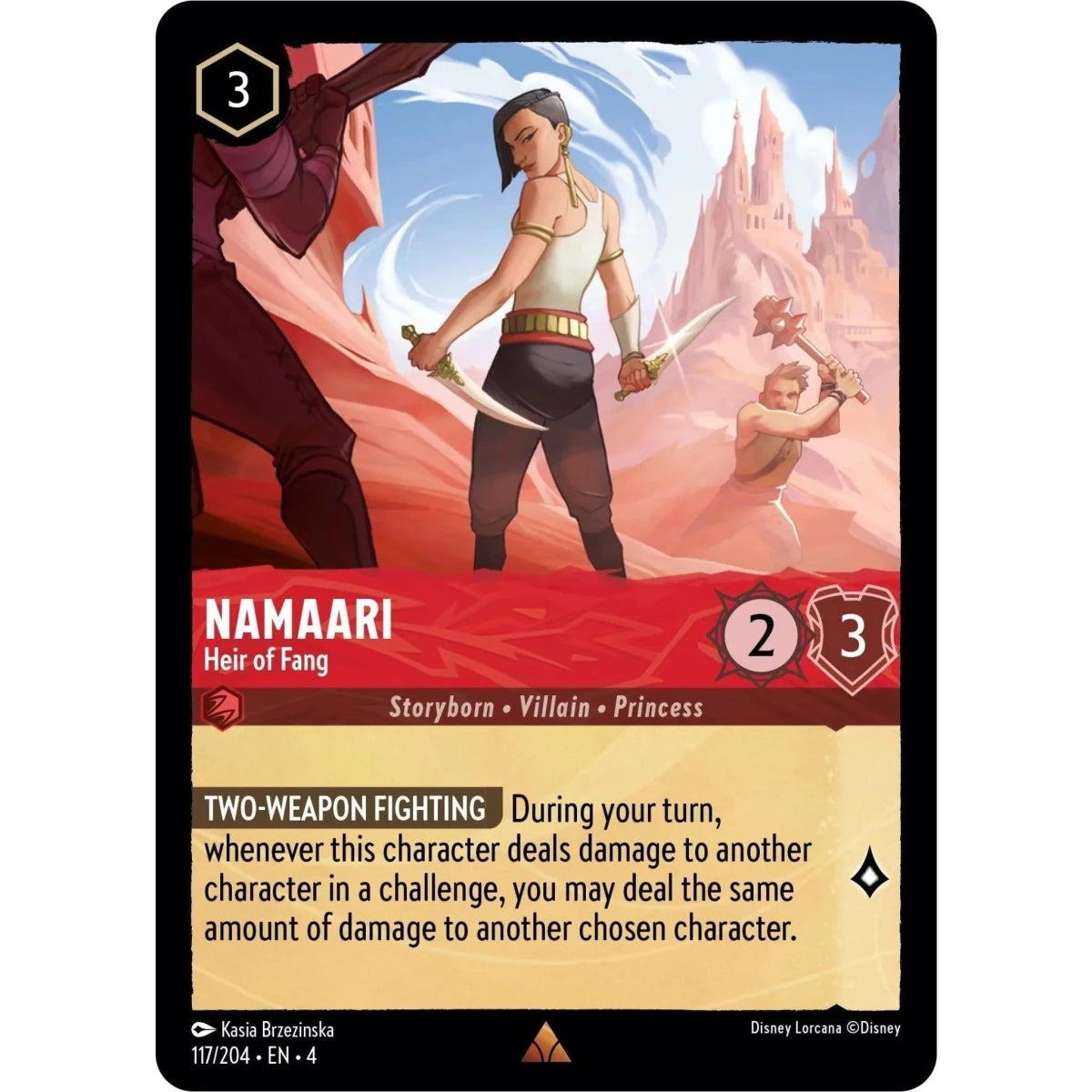 Namaari - Heir of Fang (117/204) (Ursula's Return) in Malta | LAB7