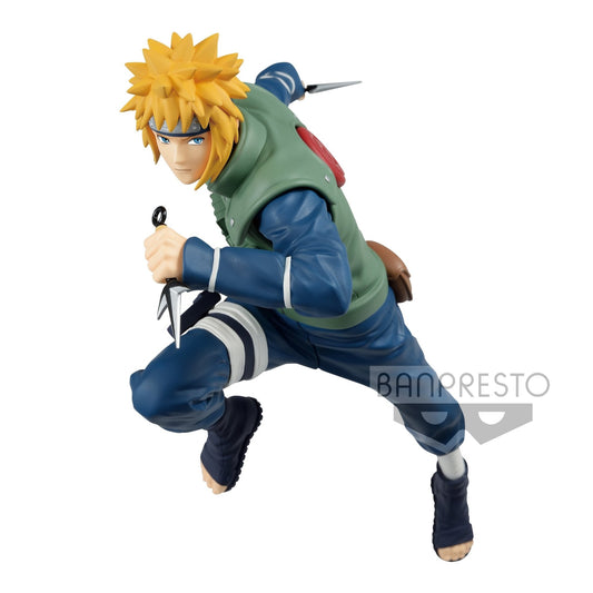 Banpresto - NARUTO - Minato Namikaze - Figurine Vibration Stars 18cm