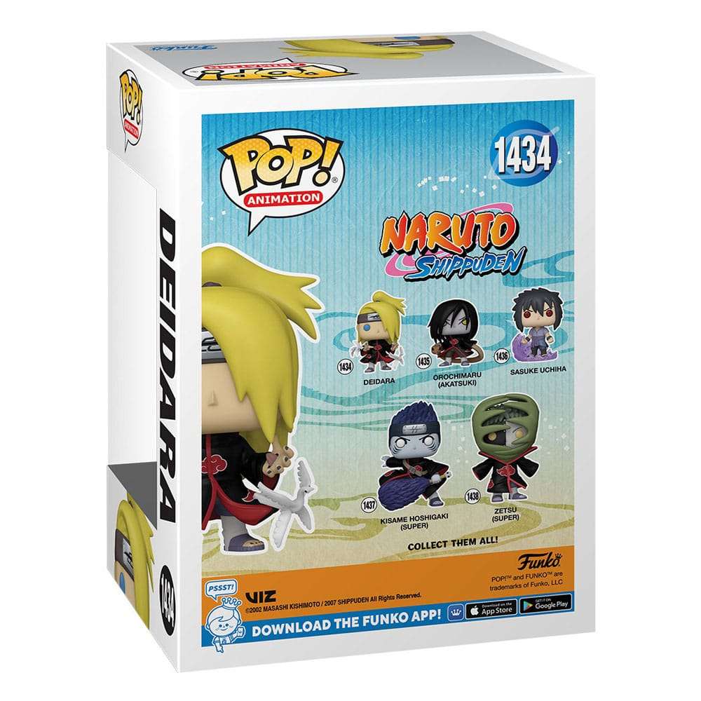 Naruto Pop! Animation Vinyl Figure Deidara 9 cm by LAB7 Malta, Europe