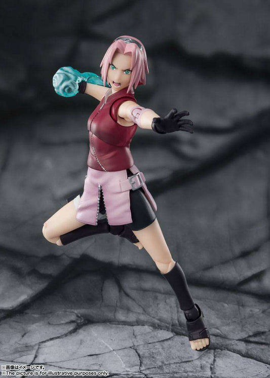 Tamashii Nations - Naruto Shippuden S.H. Figuarts Action Figure Sakura Haruno - Inheritor of Tsunade's indominable will