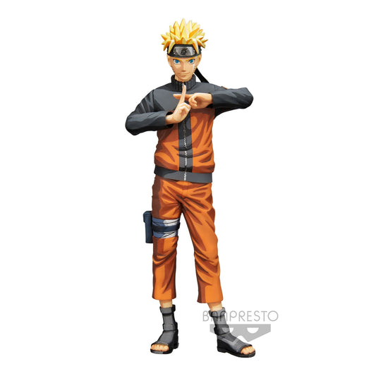 Banpresto - NARUTO SHIPPUDEN - Uzumaki Naruto - Figurine Grandista Nero