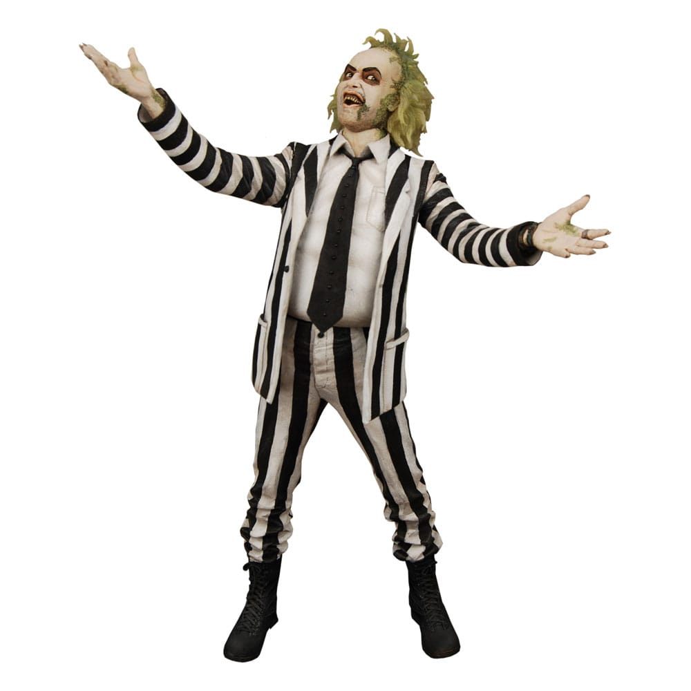 NECA Beetlejuice 1/4 Scale Talking Figure 45cm – Beetlejuice 1988 Collectible by LAB7 Malta, Europe
