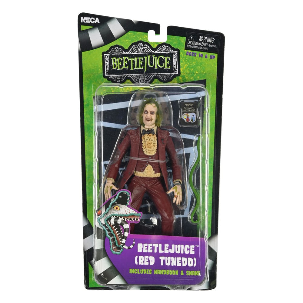 NECA Beetlejuice Red Tuxedo Action Figure 18cm – 1988 Movie Collectible in Malta | LAB7