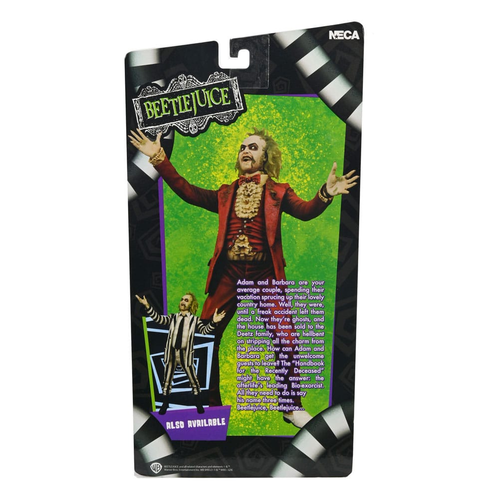 NECA Beetlejuice Red Tuxedo Action Figure 18cm – 1988 Movie Collectible in Malta | LAB7