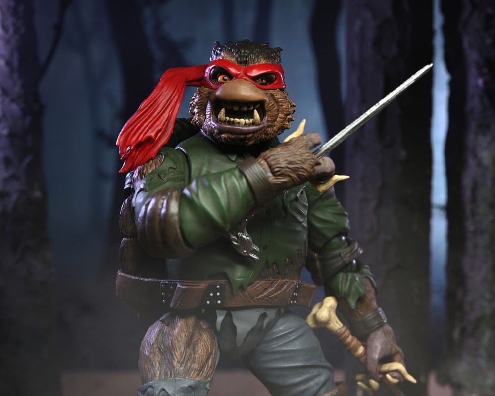 NECA Universal Monsters x TMNT Raphael as The Wolfman Ultimate Action Figure 18 cm by LAB7 Malta, Europe