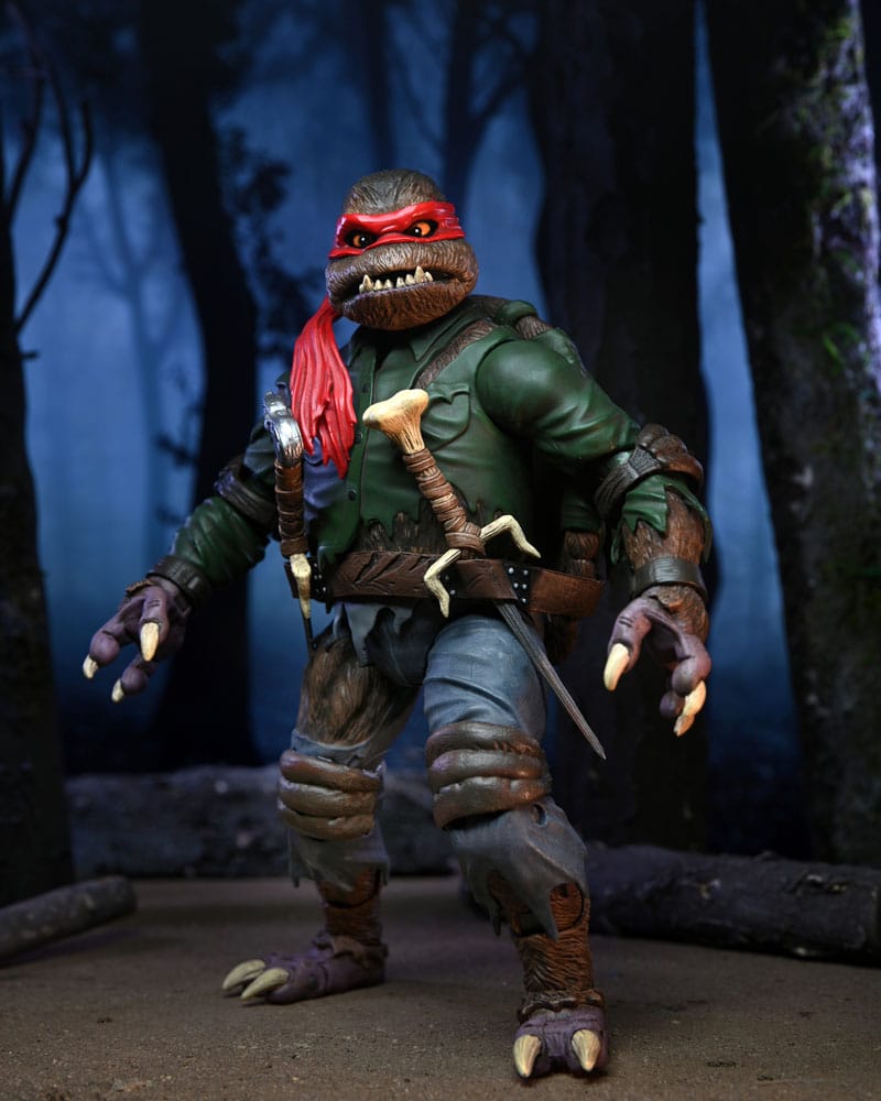 NECA Universal Monsters x TMNT Raphael as The Wolfman Ultimate Action Figure 18 cm by LAB7 Malta, Europe