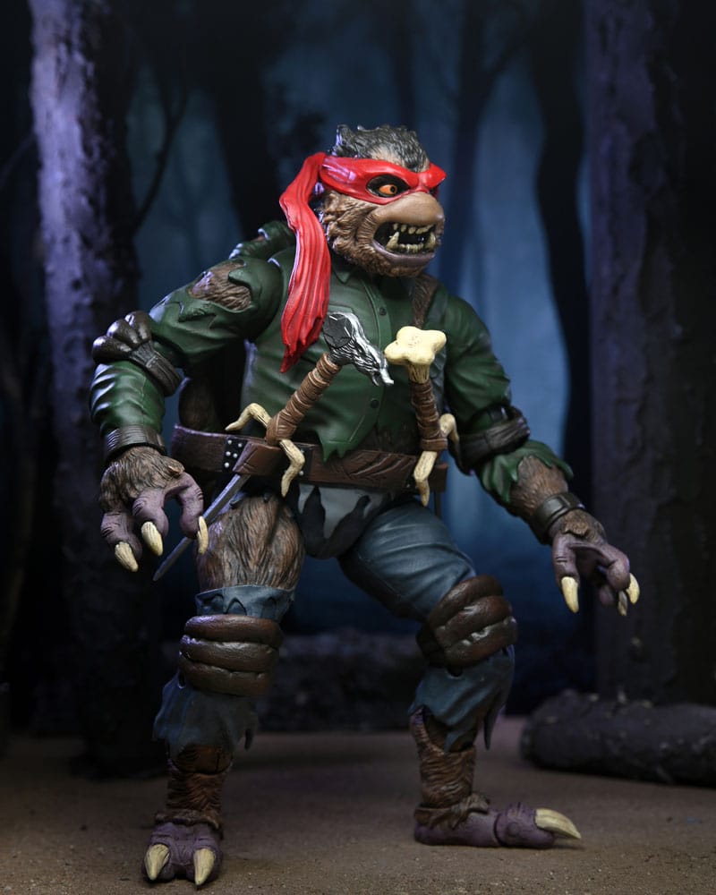 NECA Universal Monsters x TMNT Raphael as The Wolfman Ultimate Action Figure 18 cm by LAB7 Malta, Europe