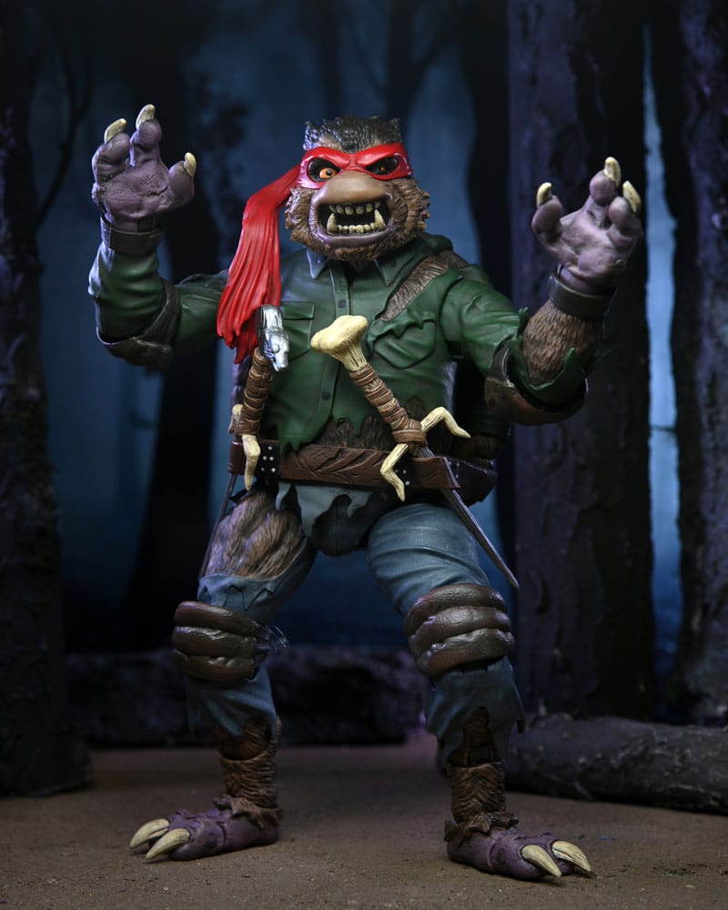 NECA Universal Monsters x TMNT Raphael as The Wolfman Ultimate Action Figure 18 cm by LAB7 Malta, Europe