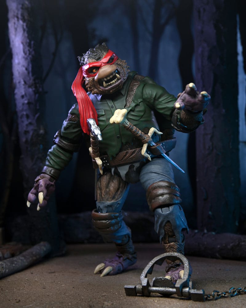 NECA Universal Monsters x TMNT Raphael as The Wolfman Ultimate Action Figure 18 cm by LAB7 Malta, Europe