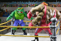 NECA Teenage Mutant Ninja Turtles (Archie Comics) Action Figure Stump Wrestling Leatherhead (18cm)