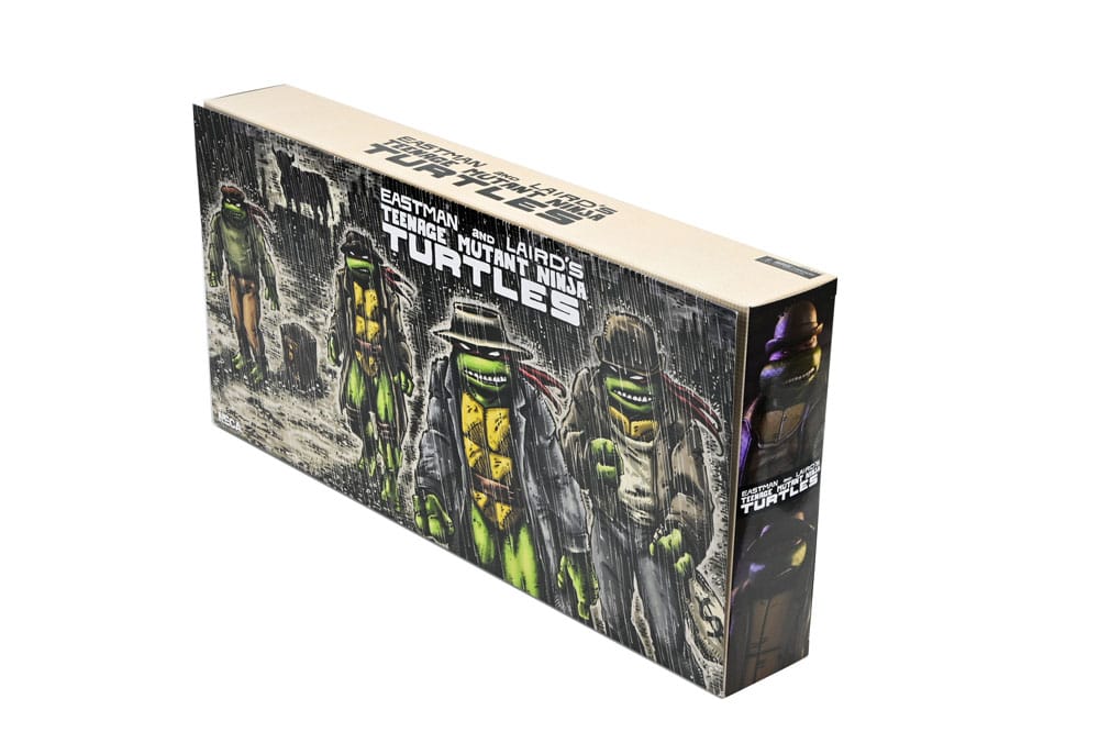 NECA Teenage Mutant Ninja Turtles (Mirage Comics) Gangster Turtles 7" Scale Action Figure 4-Pack