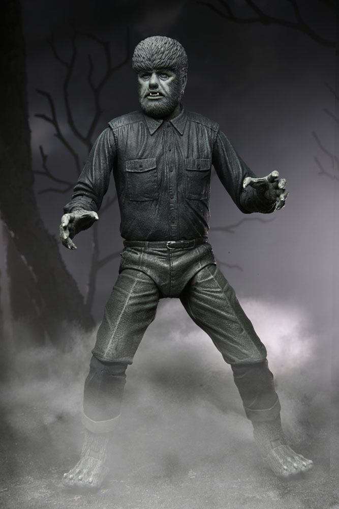 NECA Universal Monsters Action Figure Ultimate The Wolf Man (Black & White) 18 cm by LAB7 Malta, Europe