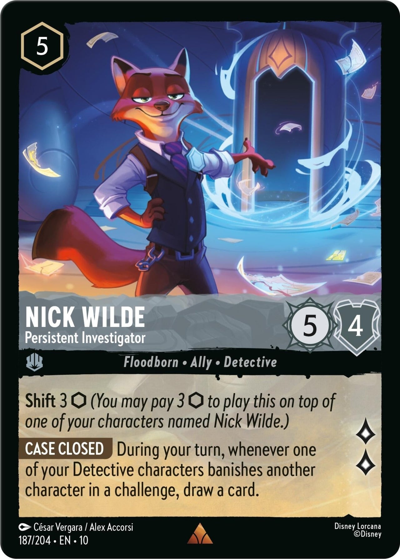 Nick Wilde - Persistent Investigator (187/204) (Whispers in the Well) by LAB7 Malta, Europe