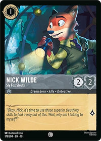 Nick Wilde - Sly Fox Sleuth (178/204) (Whispers in the Well) by LAB7 Malta, Europe