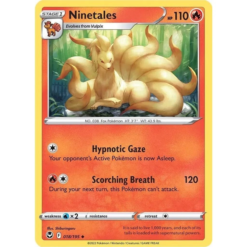 Ninetales (018/195) (SWSH12: Silver Tempest) in Malta | LAB7