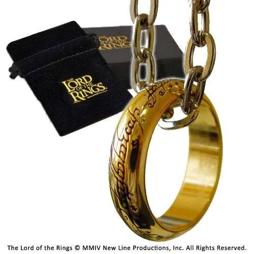 Noble Collection Lord of the Rings Ring The One Ring (gold plated) by LAB7 Malta, Europe