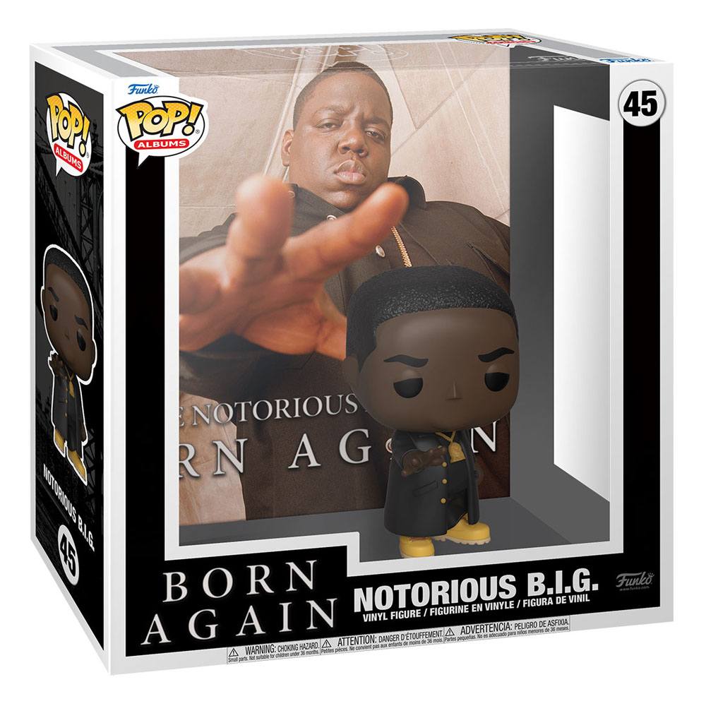 Notorious B.I.G. POP! Albums Biggie Smalls - Born Again 45 by LAB7 Malta, Europe