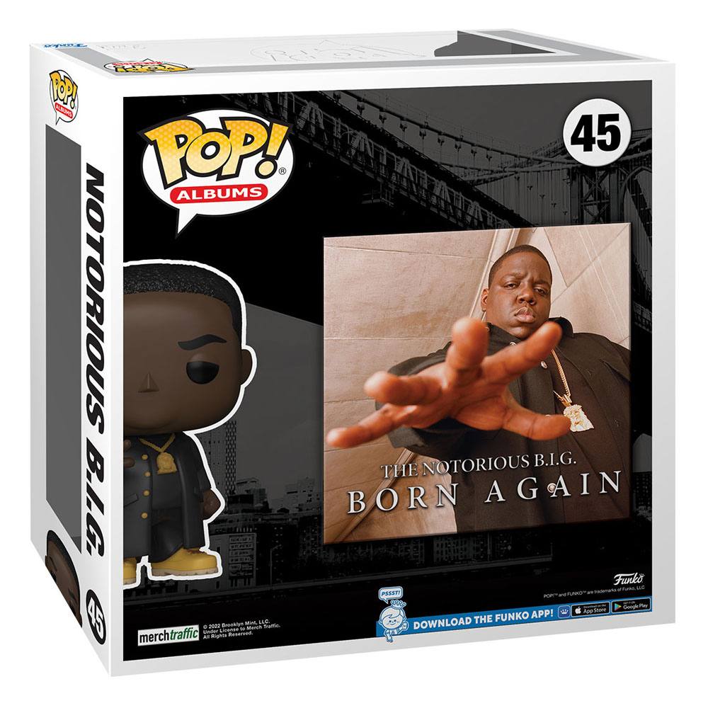 Notorious B.I.G. POP! Albums Biggie Smalls - Born Again 45 by LAB7 Malta, Europe