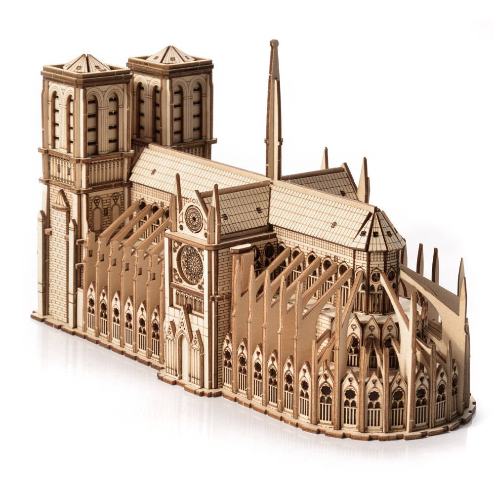 Notre-Dame Cathedral 3D Wooden Puzzle Model in Malta | LAB7