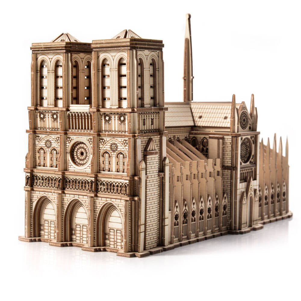 Notre-Dame Cathedral 3D Wooden Puzzle Model in Malta | LAB7