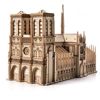 Notre-Dame Cathedral 3D Wooden Puzzle Model in Malta | LAB7