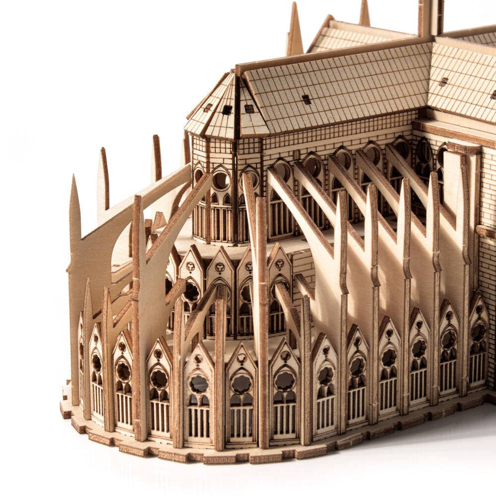 Notre-Dame Cathedral 3D Wooden Puzzle Model in Malta | LAB7