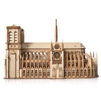 Notre-Dame Cathedral 3D Wooden Puzzle Model in Malta | LAB7