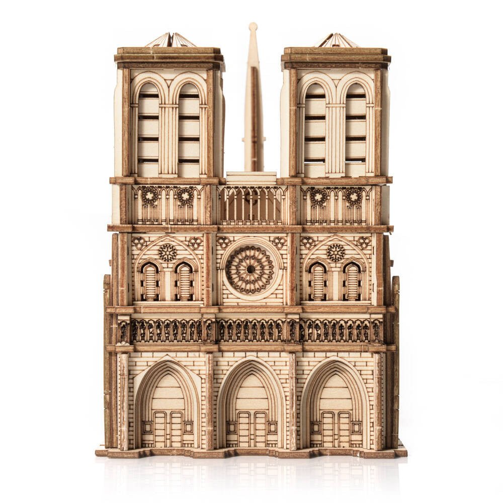 Notre-Dame Cathedral 3D Wooden Puzzle Model in Malta | LAB7