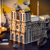 Notre-Dame Cathedral 3D Wooden Puzzle Model in Malta | LAB7