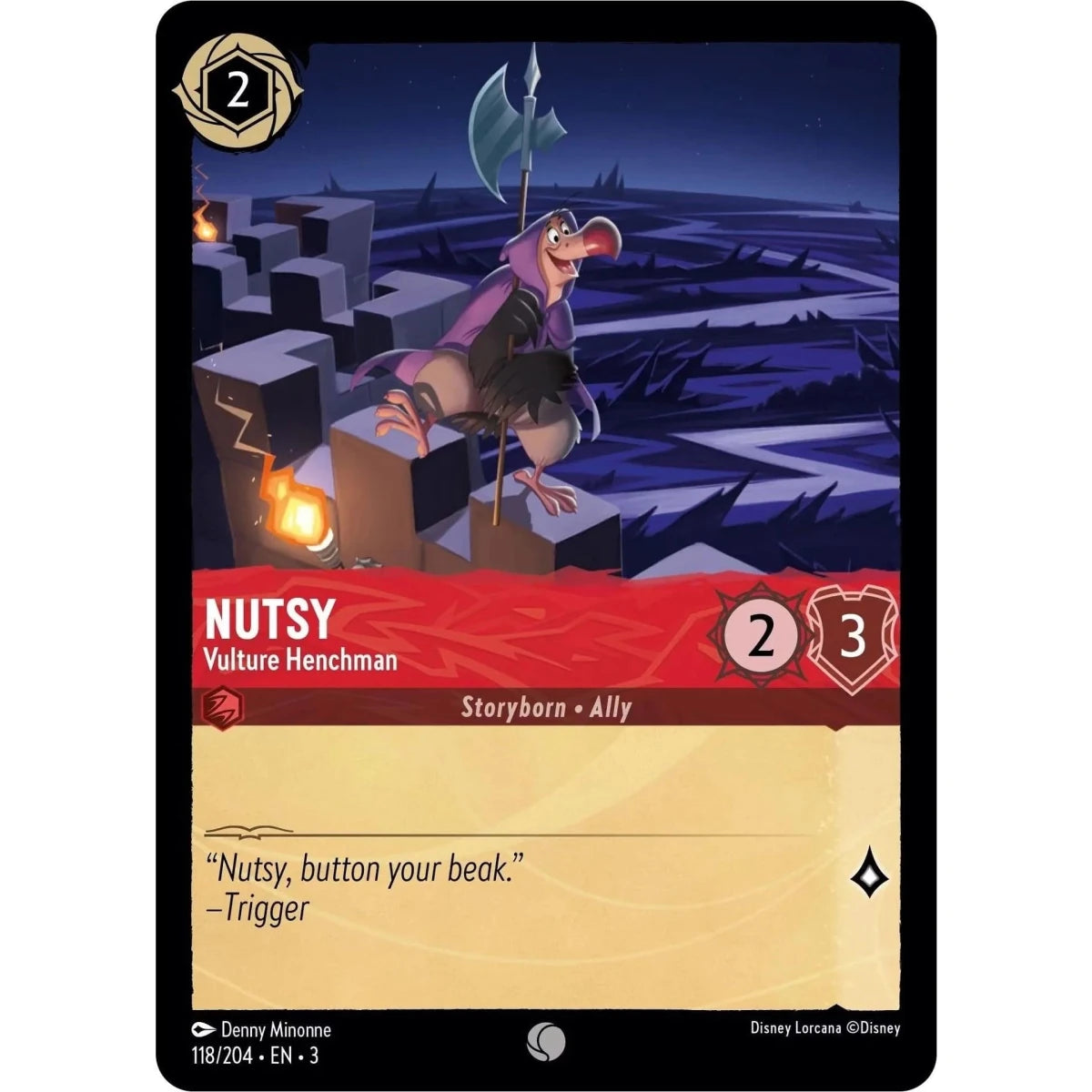 Nutsy - Vulture Henchman (118/204) (Into the Inklands) in Malta | LAB7