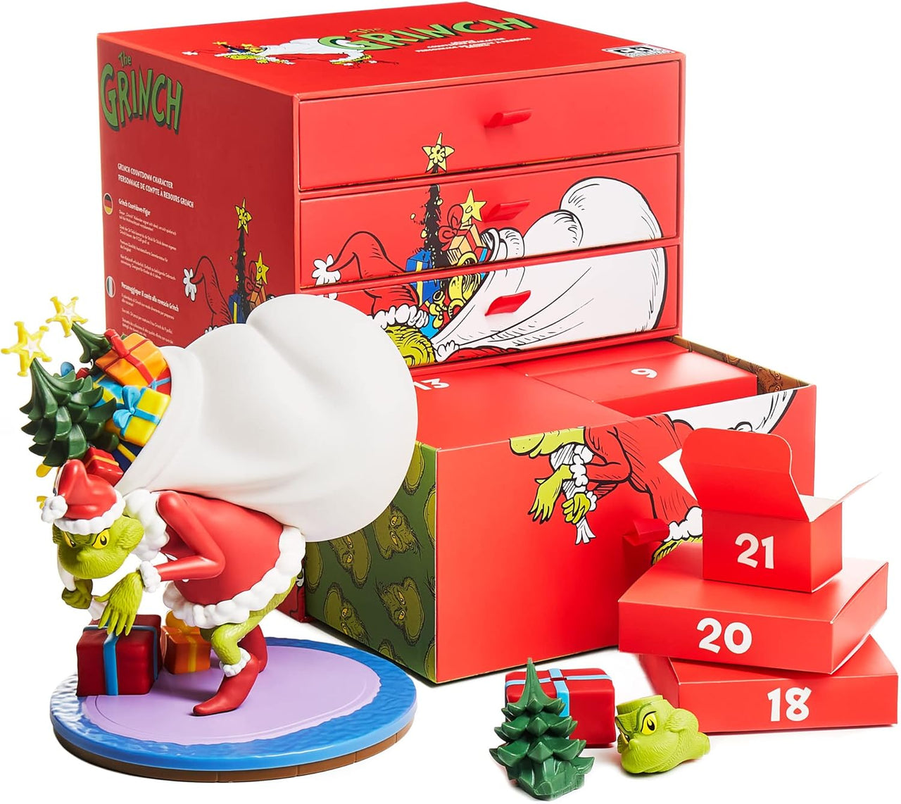 Official The Grinch Countdown Character Statue by LAB7 Malta, Europe