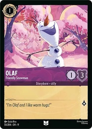 Olaf - Friendly Snowman (55/204) (Fabled) in Malta | LAB7