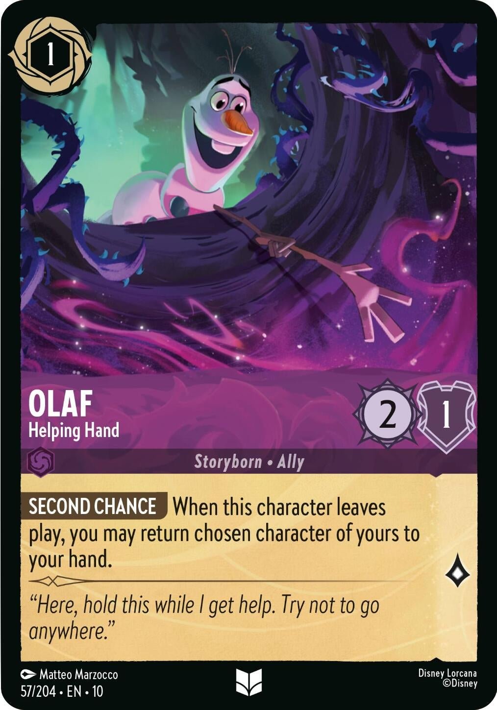 Olaf - Helping Hand (57/204) (Whispers in the Well) in Malta | LAB7
