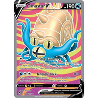 Omastar V (Full Art) (174/195) (SWSH12: Silver Tempest) in Malta | LAB7