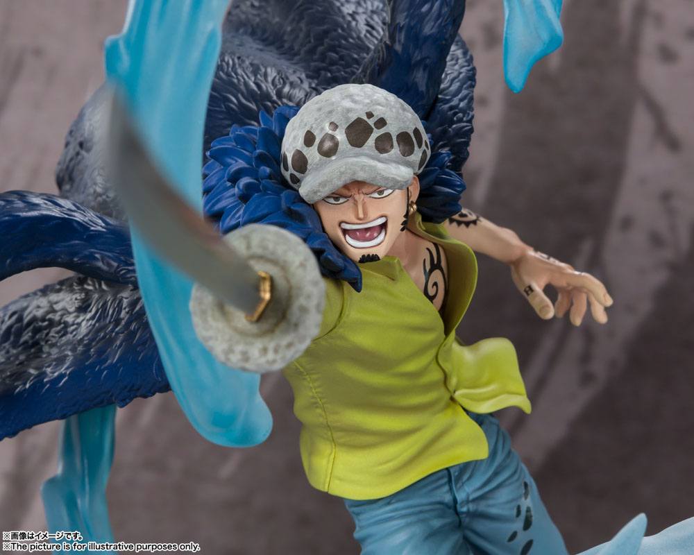 One Piece FiguartsZERO PVC Statue Extra Battle Trafalgar Law Battle of Monsters on Onigashima by LAB7 Malta, Europe