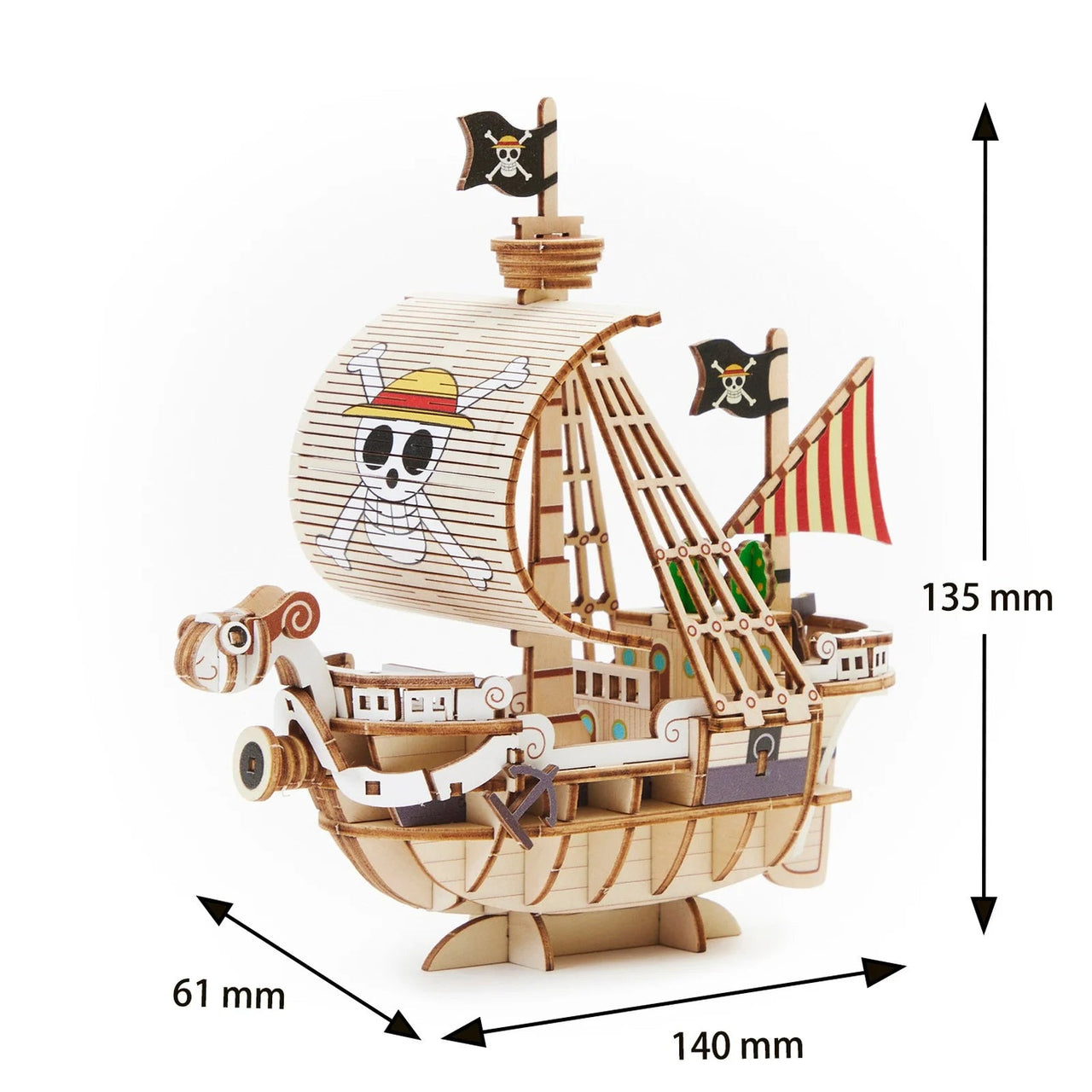 One Piece Going Merry Wooden Model Kit in Malta | LAB7