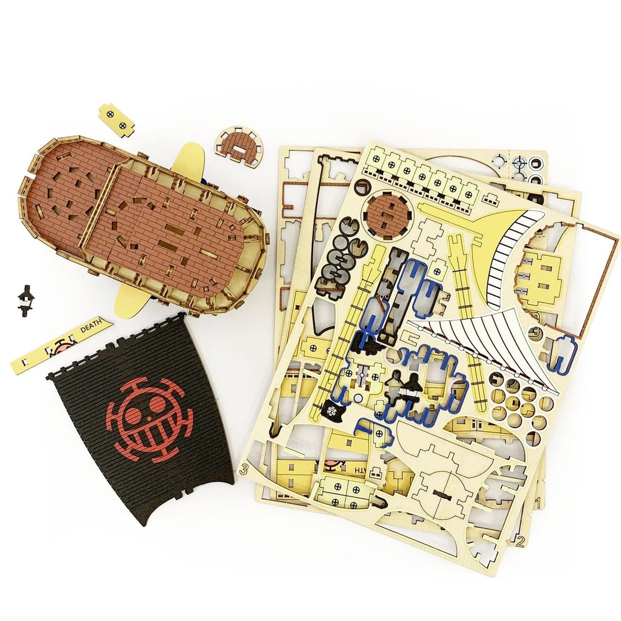 One Piece Law’s Submarine Polar Tang Wood Model Kit in Malta | LAB7