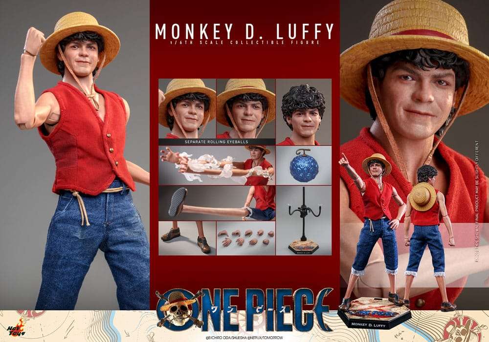 One Piece (Netflix) Action Figure 1/6 Monkey D. Luffy 31 cm by LAB7 Malta, Europe