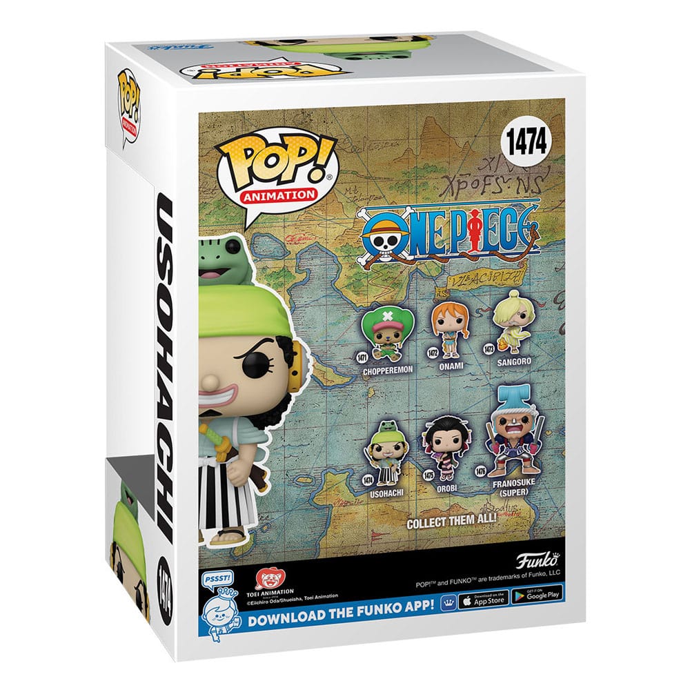 One Piece POP! Animation Vinyl Figure Usohachi (Wano) 9 cm by LAB7 Malta, Europe