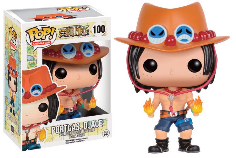 One Piece POP! Television Vinyl Figure Portgas D. Ace 9 cm by LAB7 Malta, Europe