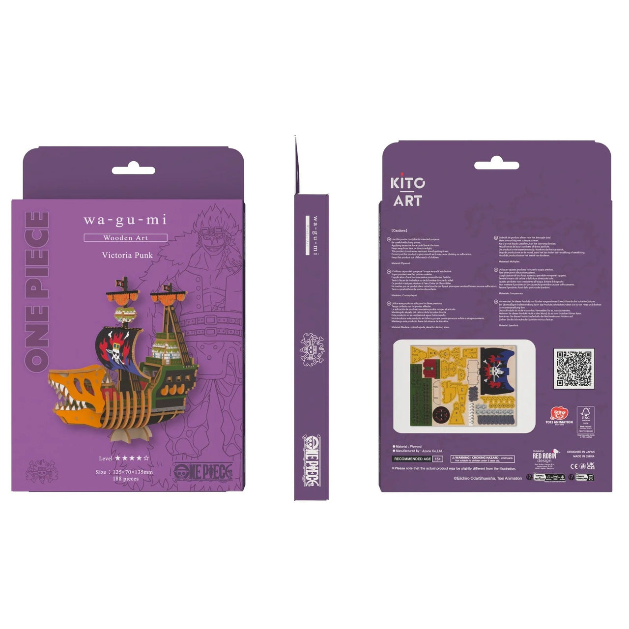 One Piece Victoria Punk Wooden Model Kit by LAB7 Malta, Europe