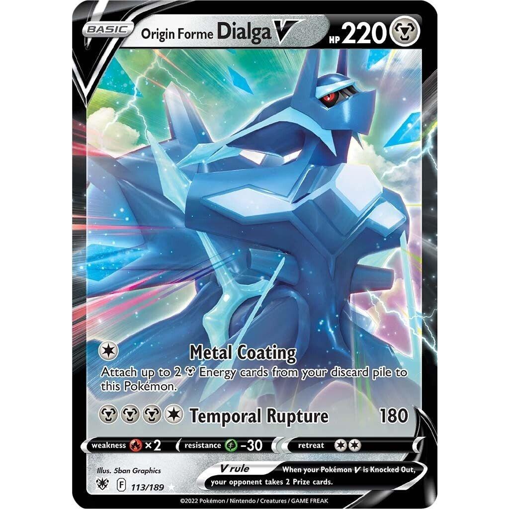 The Pokemon Company Origin Forme Dialga V (113/189) (SWSH10: Astral Radiance) by LAB7 Malta, Europe