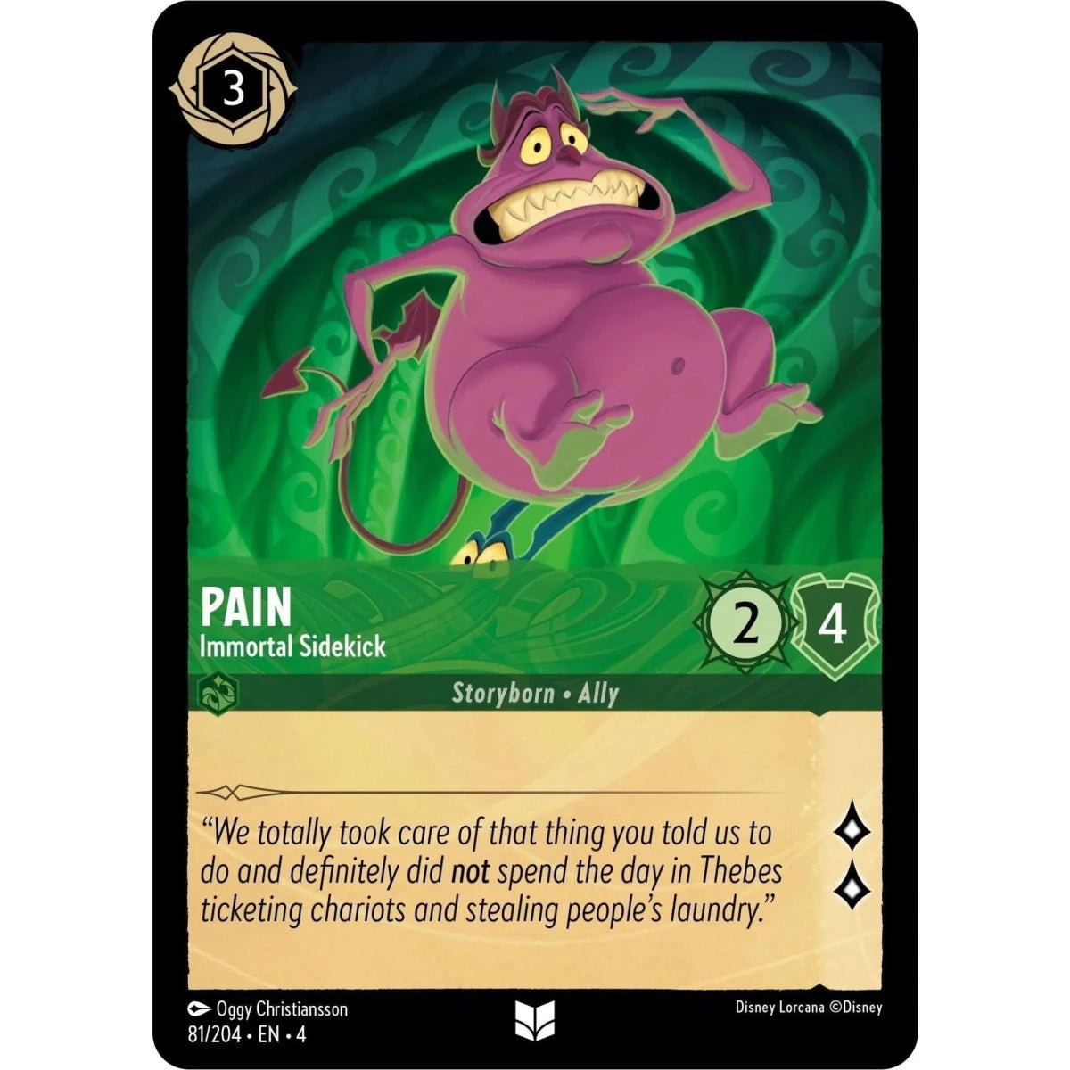 Pain - Immortal Sidekick (81/204) (Ursula's Return) in Malta | LAB7