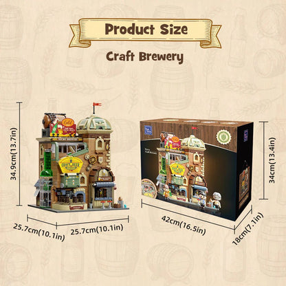 Pantasy - Pantasy Craft Brewery Building Set 85023 – 6hr Brick Build