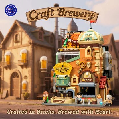 Pantasy - Pantasy Craft Brewery Building Set 85023 – 6hr Brick Build