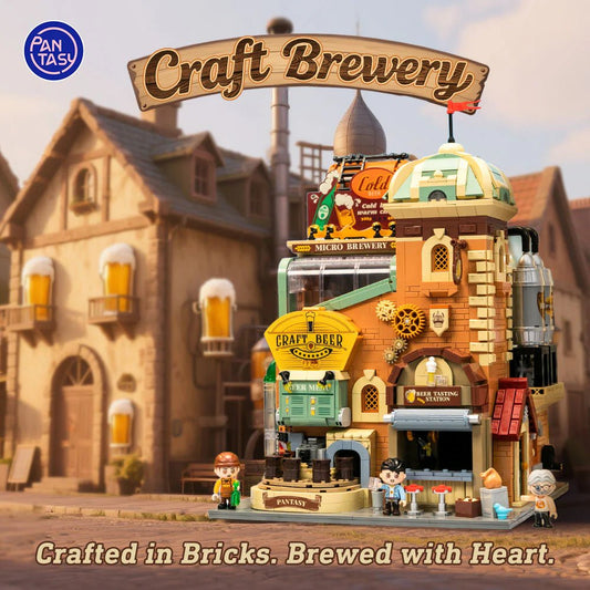 Pantasy - Pantasy Craft Brewery Building Set 85023 – 6hr Brick Build