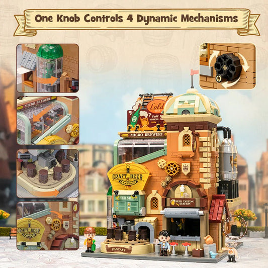 Pantasy - Pantasy Craft Brewery Building Set 85023 – 6hr Brick Build