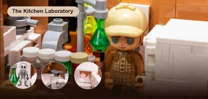 Pantasy - Pantasy Sherlock Holmes 221B Apartment 85014 | Premium Building Set