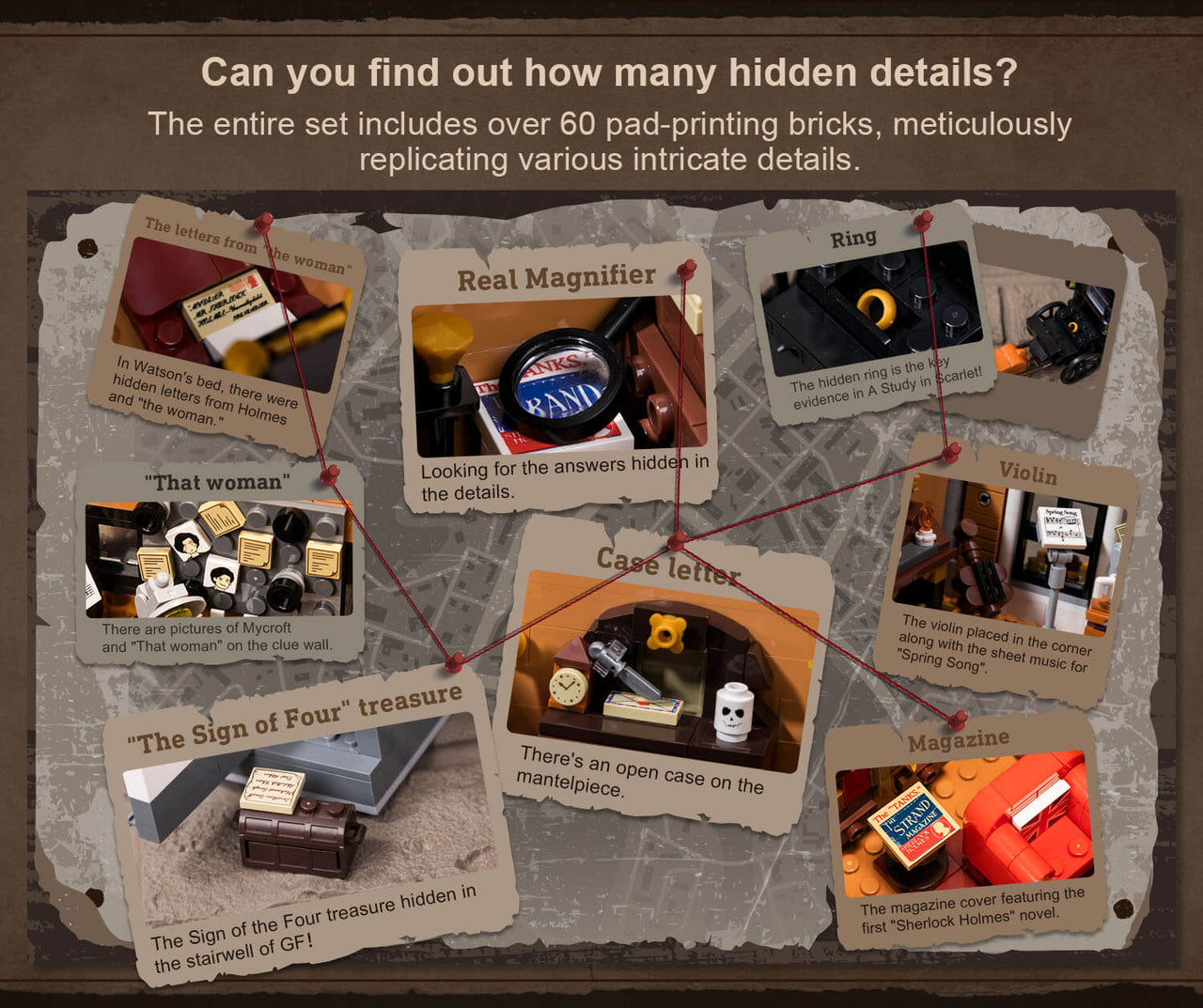 Pantasy Sherlock Holmes 221B Apartment 85014 | Premium Building Set by LAB7 Malta, Europe