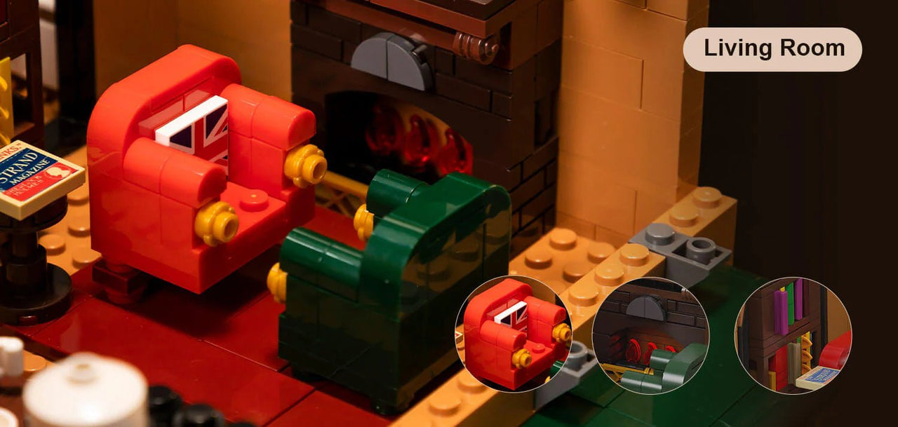 Pantasy Sherlock Holmes 221B Apartment 85014 | Premium Building Set in Malta | LAB7